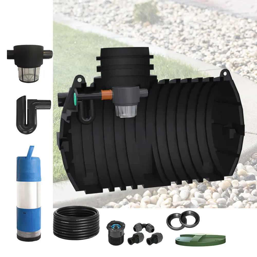 Nádrž na dešťovou vodu sestava eco 3300 l