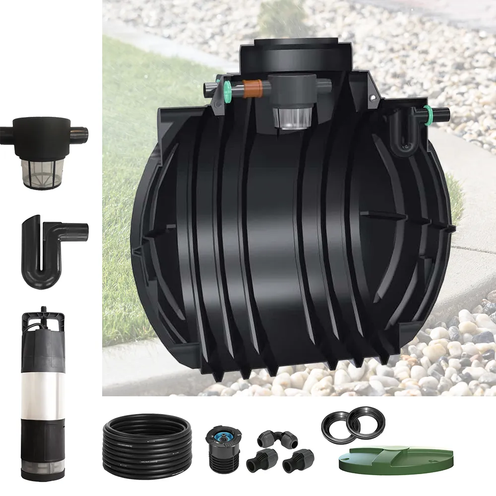 Nádrž na dešťovou vodu ATLANTIS 5300 l sestava PREMIUM s čerpadlem, filtrem, sifonem a příslušenstvím