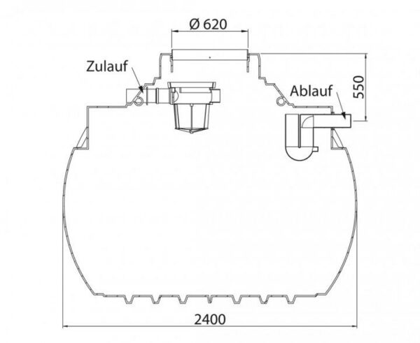 Nádrž na dešťovou vodu  ATLANTIS 4000 L  sestava PREMIUM - Image 11