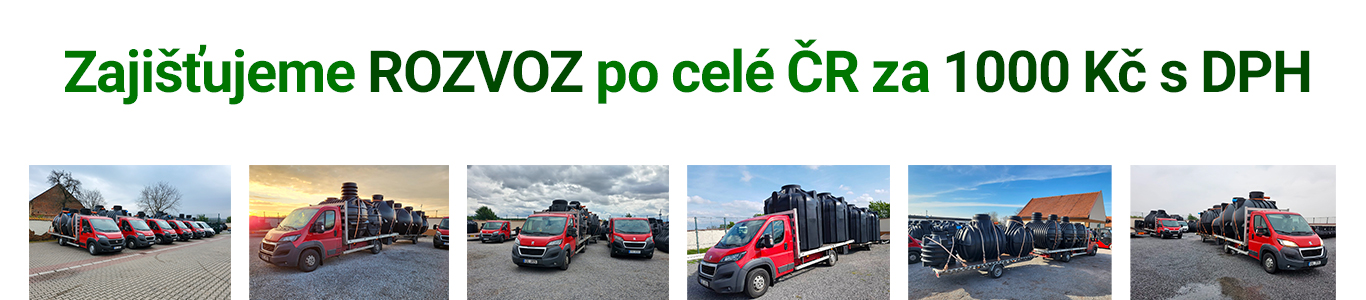 Nádrže na vodu s rozvozem