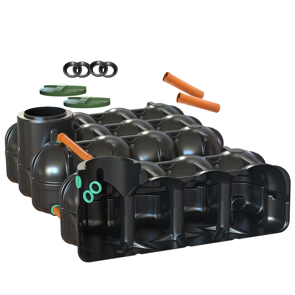 Plochá nádrž HUDSON 10000 l – velkoobjemová retenční nádrž na dešťovou vodu