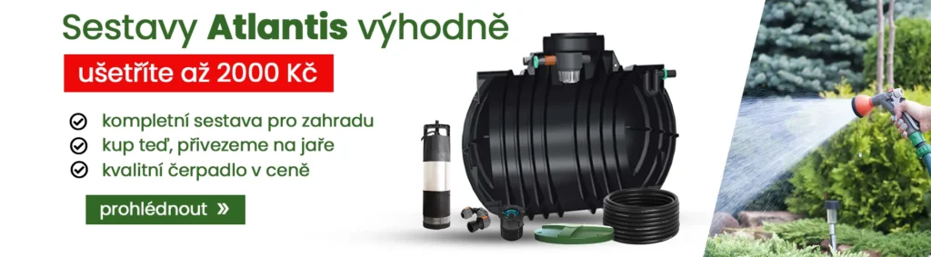 nádrže na dešťovou vodu