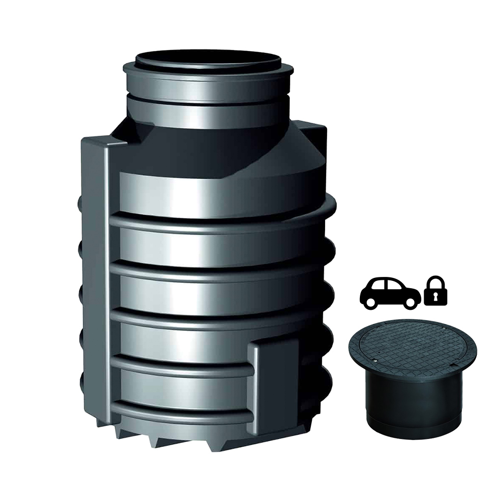 Samonosná vodoměrná šachta 1580 s pojezdovým poklopem