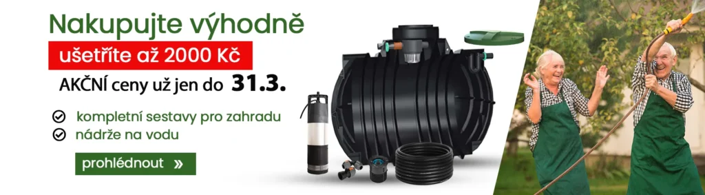 nádrže na dešťovou vodu 