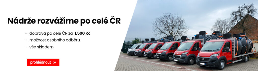 Rozvoz nádrží na vodu