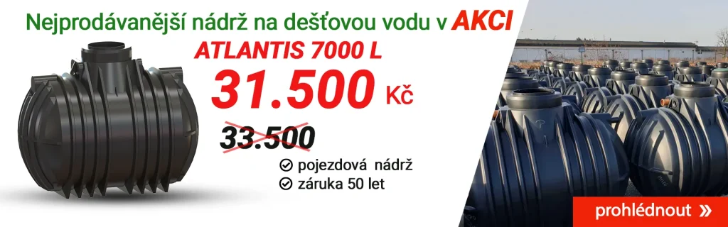 nádrže na dešťovou vodu 