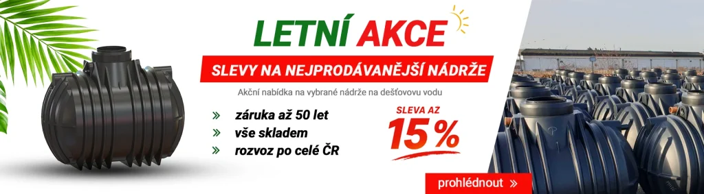 nádrže na dešťovou vodu