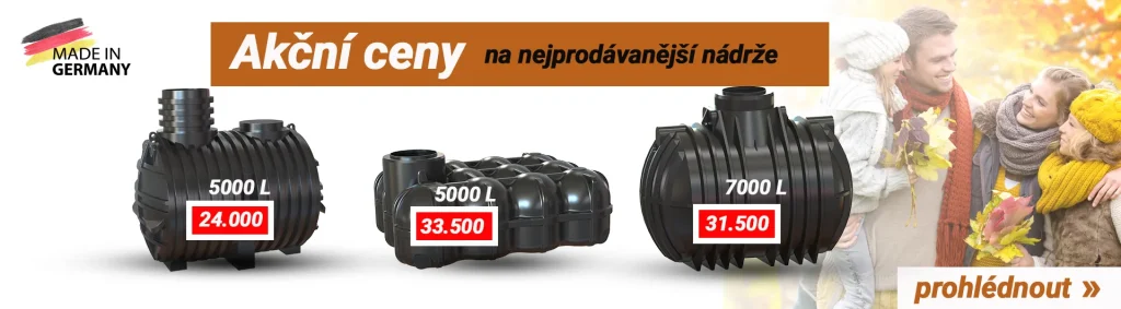nádrže na dešťovou vodu